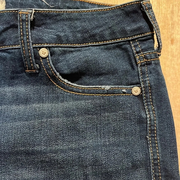 Alter’d state womens denim Jean short shorts shorts with raw hem - Picture 4 of 8